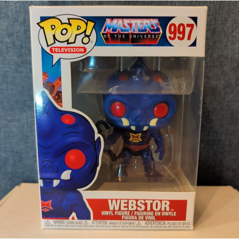 Funko Pop! TV 997 Webstor Masters of the Universe 2020 in Box with Protector